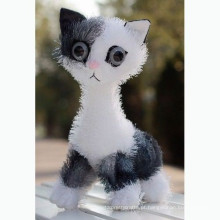 2015 brinquedo de pelúcia de gato realista